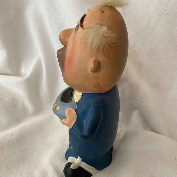 Vintage Piggy Bank Grandpa Retirement Fund Bank Ceramic - Picture 4 of 8